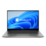 Laptop with Windows 11 on the screen on a white background