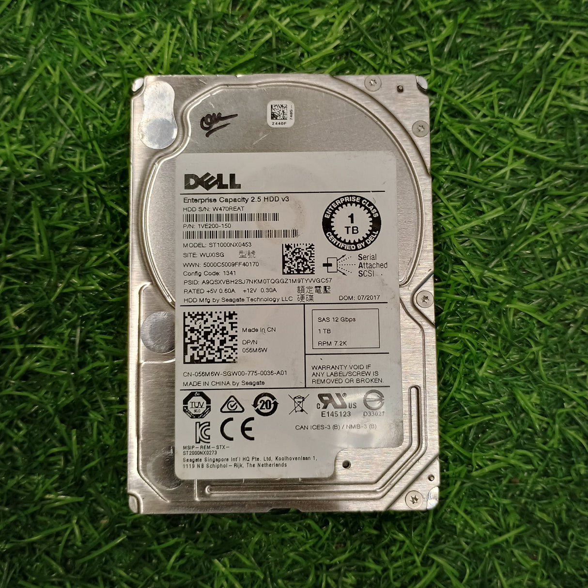 DELL 1VE200-150 - 1TB 7.2K 2.5 SAS 12G ST1000NX0453 (Refurbished)