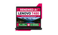 Lenovo T480 ThinkPad Intel i5 8th gen 14 inch HD Business laptop with Windows 11 and MS Office 2021 (Renewed)