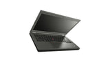 Open laptop on a white background