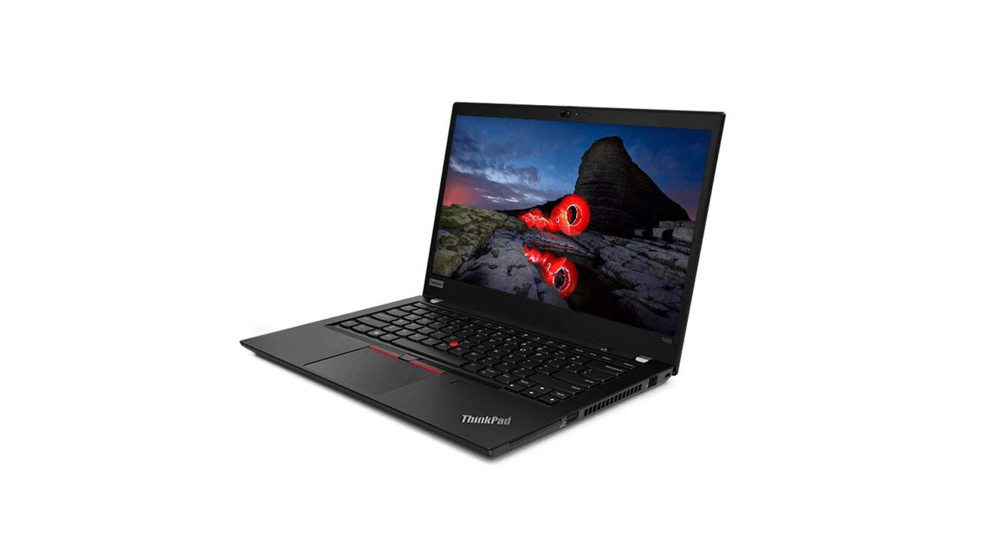 ThinkPad laptop on a white background