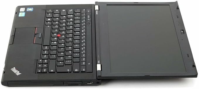 Laptop with open screen displaying keyboard on a white background