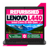 Lenovo ThinkPad L440 Intel Core i5 4th Gen & 14-Inch HD Display with Windows 11 and MS Office 2021 With 6 months warranty (Refurbished)