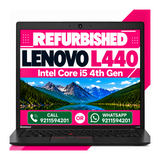 Lenovo ThinkPad L440 Intel Core i5 4th Gen & 14-Inch HD Display with Windows 11 and MS Office 2021 With 6 months warranty (Refurbished)