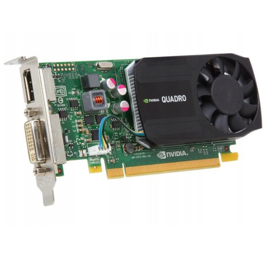 NVIDIA Quadro graphics card on a white background