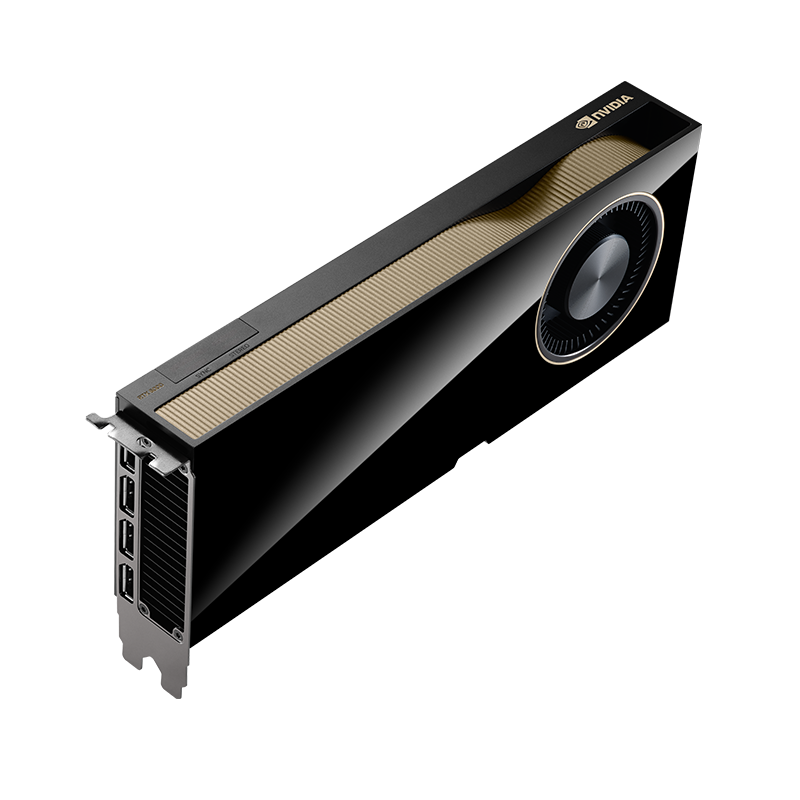 Computer graphics card with TDP label on a white background