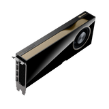 Computer graphics card with TDP label on a white background