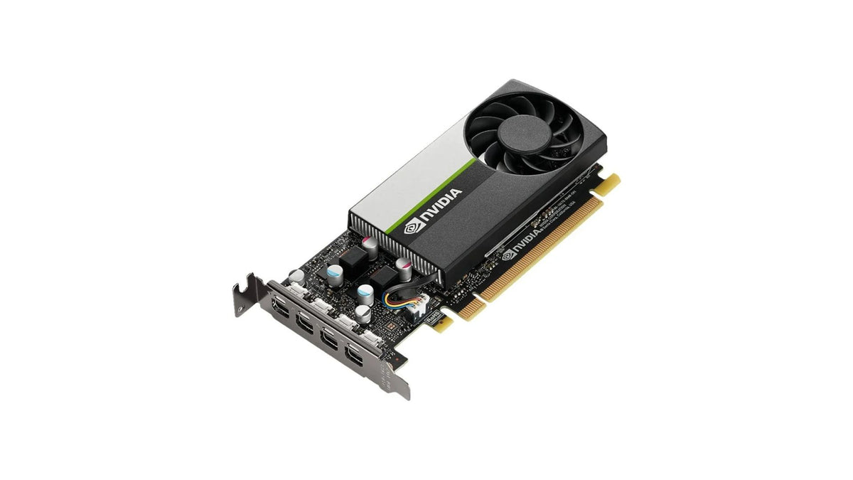 Graphics card with NVIDIA logo on a white background