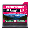 Dell Latitude 7420 Intel Core i7 11th Gen 14" FHD Display Laptop Windows 11 With MS Office 2021 (Refurbished)