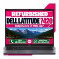 Dell Latitude 7420 Intel Core i7 11th Gen 14" FHD Display Laptop Windows 11 With MS Office 2021 (Refurbished)