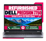 Dell Precision 7740 17.3 Inches Display ,Intel Xeon E-2276M CPU @ 2.80Ghz ,AMD Radeon Pro WX 3200 Graphics(Refurbished)