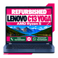Lenovo 2-in-1 Chromebook Laptop ThinkPad C13 Yoga Gen 1 AMD Ryzen 5 13.3" FHD+ Touch screen ChromeOS with 6 Months warranty (Refurbished)