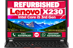Lenovo Thinkpad X230 Intel Core i5 3rd Gen 12.5 Inch HD Screen Display Laptop Windows 11 tiny with 3 Month Warranty (Refurbished)