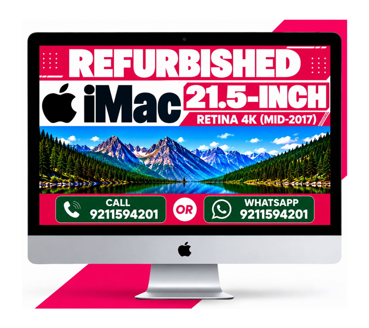 Apple iMac 21.5-inch Retina 4K (Mid-2017)- Refurbished | Delhi-NCR Only