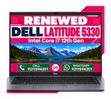 Dell 2-in-1 Touchscreen Laptop Latitude 5330 Intel Core i7 12th Gen 13.3" FHD Windows 11 Pro and  MS Office 2021 with 1 Year Warranty (Renewed)