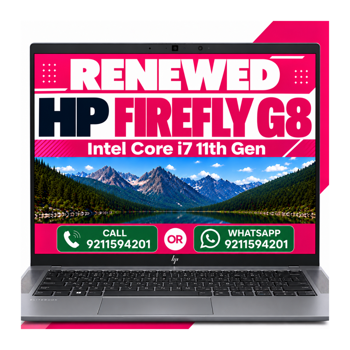 HP ZBook Firefly G8 intel core i7 11th Gen FHD 14" Display Mobile Workstation Laptop Windows 11 Pro with MS Office 2021 with 1 year Warranty (Renewed)