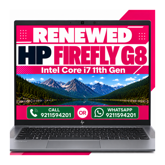 HP ZBook Firefly G8 intel core i7 11th Gen FHD 14" Display Mobile Workstation Laptop Windows 11 Pro with MS Office 2021 with 1 year Warranty (Renewed)