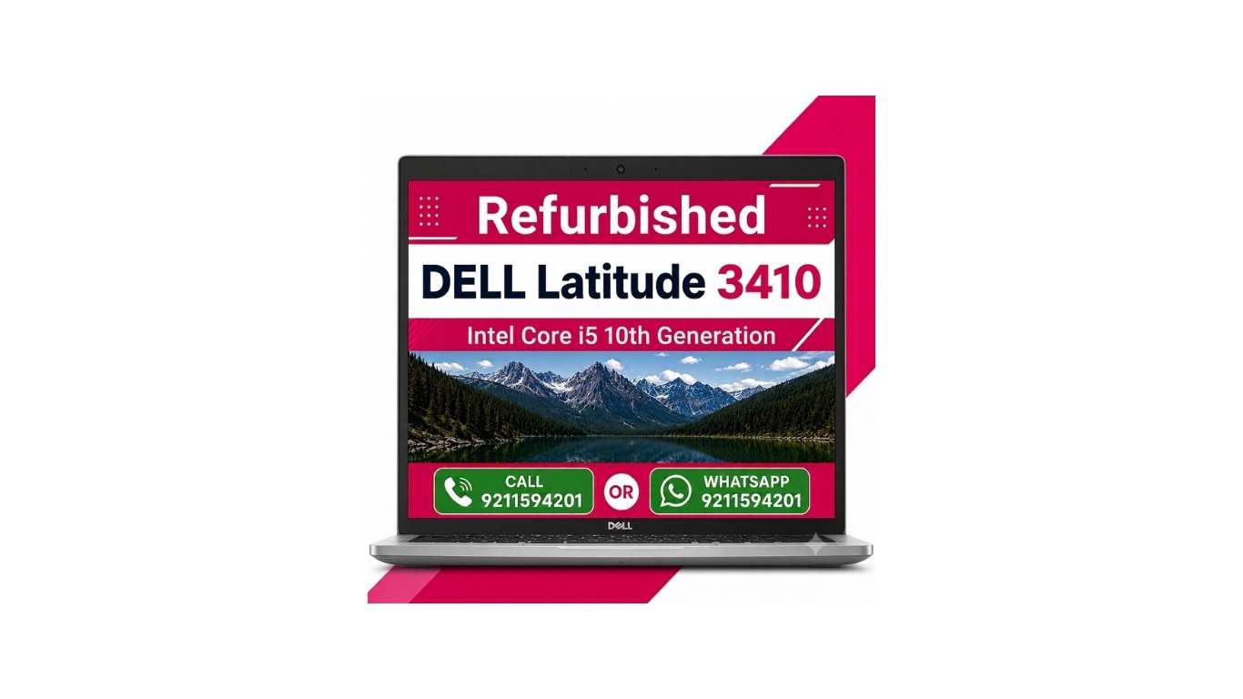 Dell Latitude 3410 Intel i5 10th gen 14 inches HD Laptop windows 11 with ms office (Refurbished)
