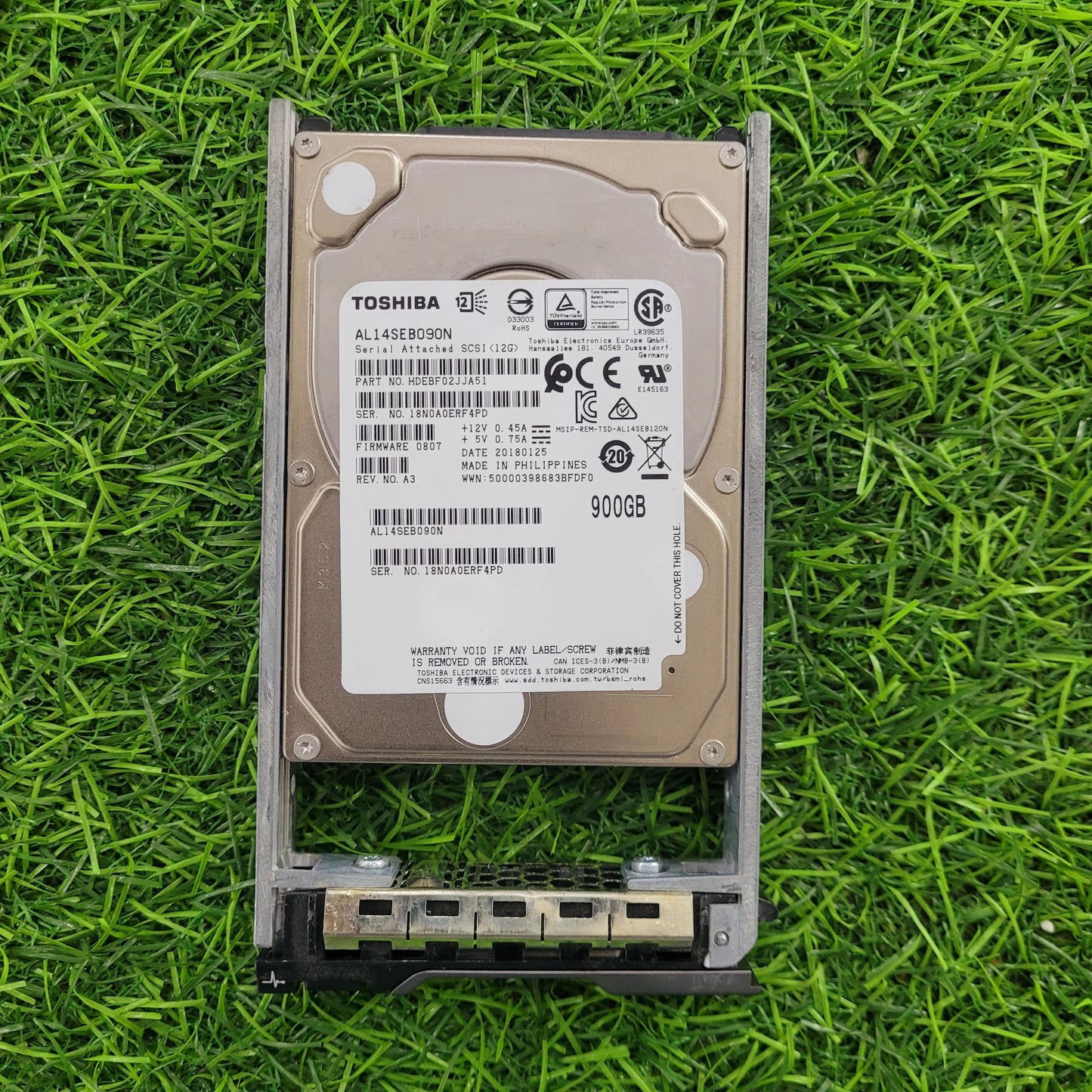 AL14SEB090N TOSHIBA 900GB 10K SAS 2.5" 12Gb/s SFF HDD (Refurbished)