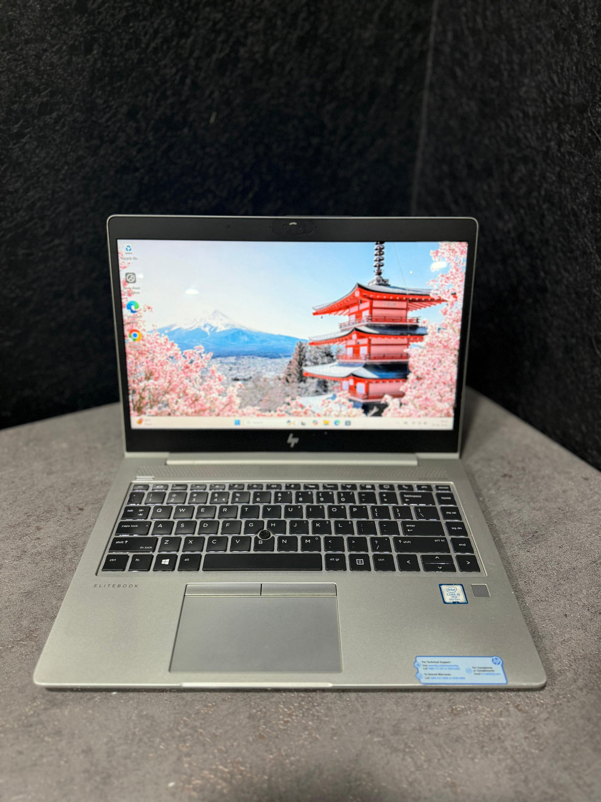 HP Elitebook 840 G6 i5 8th Gen 14'' inch FHD  Display Laptop Windows 11 with ms office 2016 (Renewed)