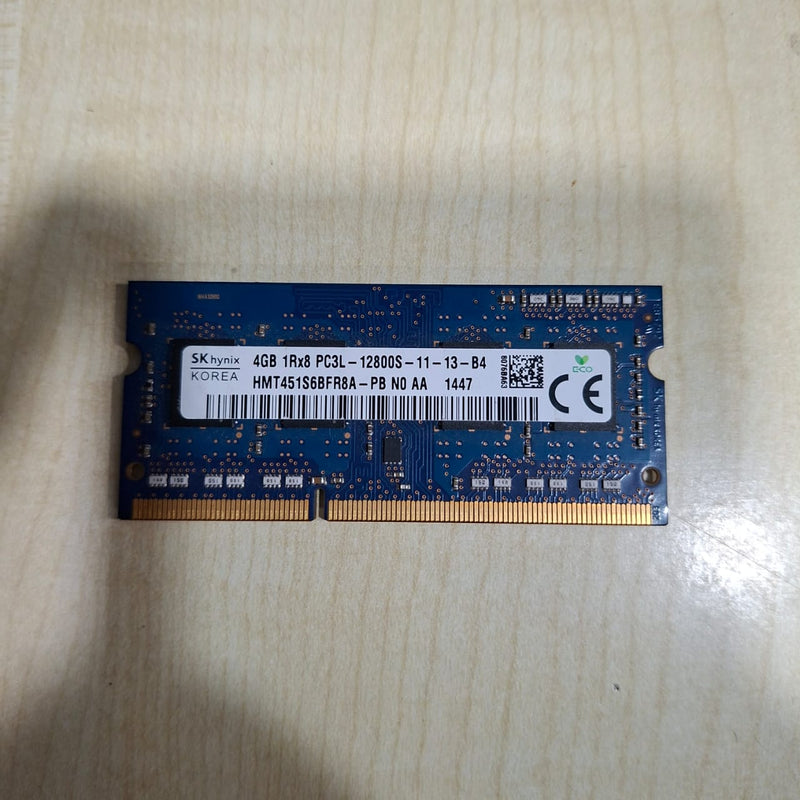 Branded 4GB DDR3 PC3-12800 Laptop Ram (used) – Saudewala