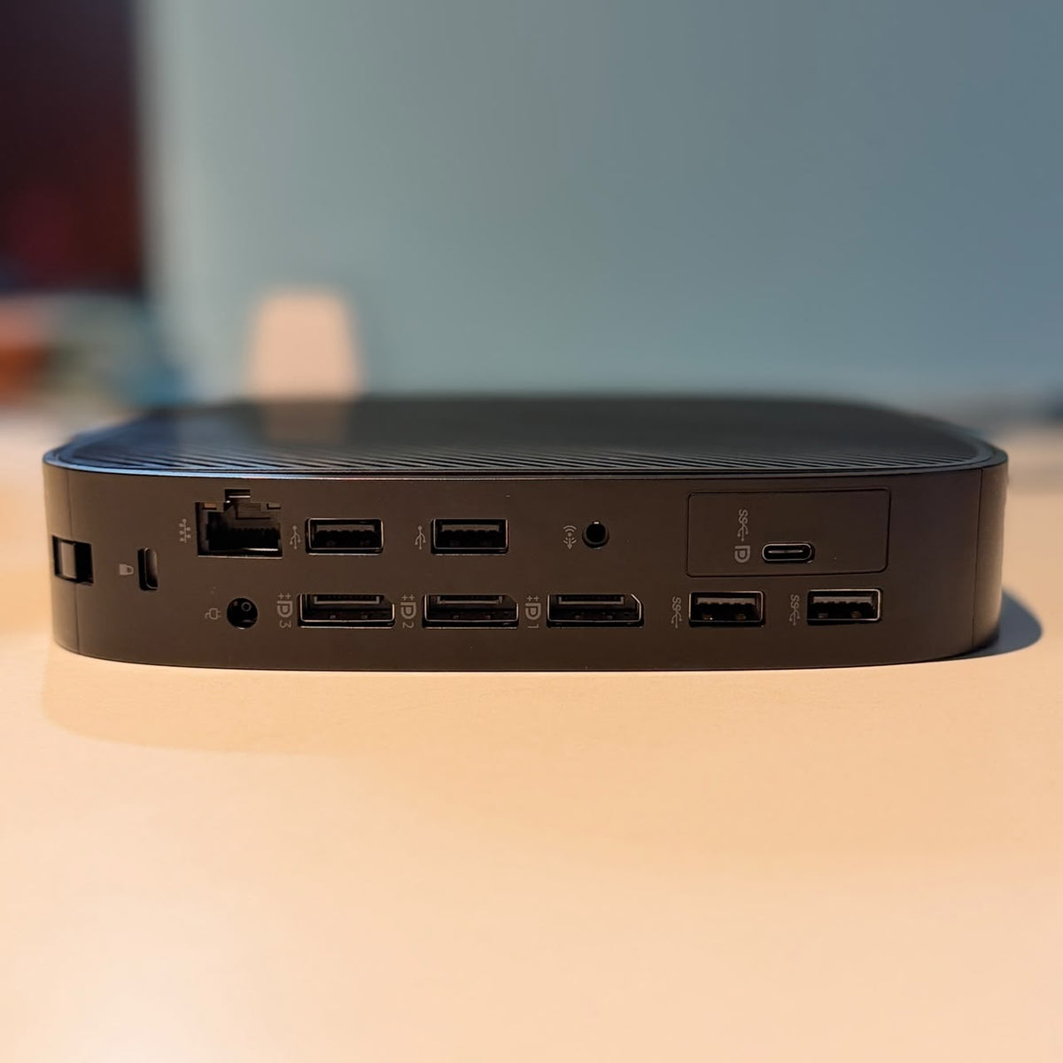 HP T640 Gaming Mini PC AMD Ryzen Embedded R1505G with Windows 10 and MS Office 2021 (Refurbished)