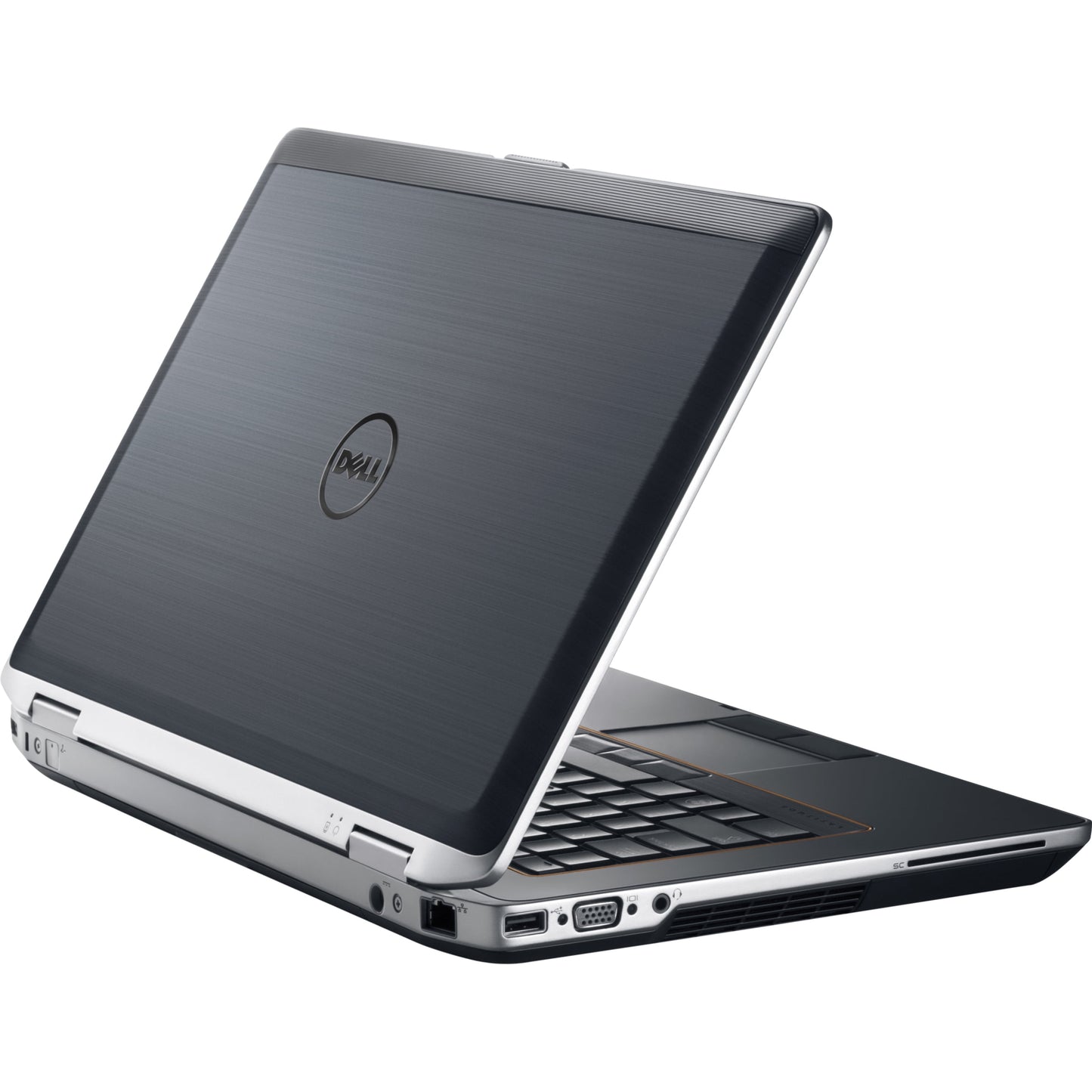 Dell laptop on a white background