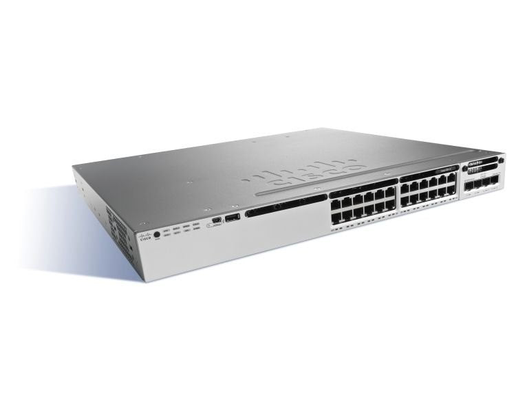 Cisco Catalyst WS-C3850-24T-E 24 Ports Managed Switch