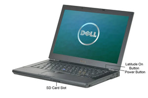 Dell Laptop Latitude E6410 Intel i5 1st Gen 14.1" HD Windows 10 Tiny10 MS Office (Refurbished)