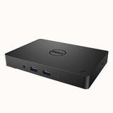 Dell WD15 K17a Monitor Dock in black color with multiple ports including USB-C, HDMI, VGA, and Ethernet.